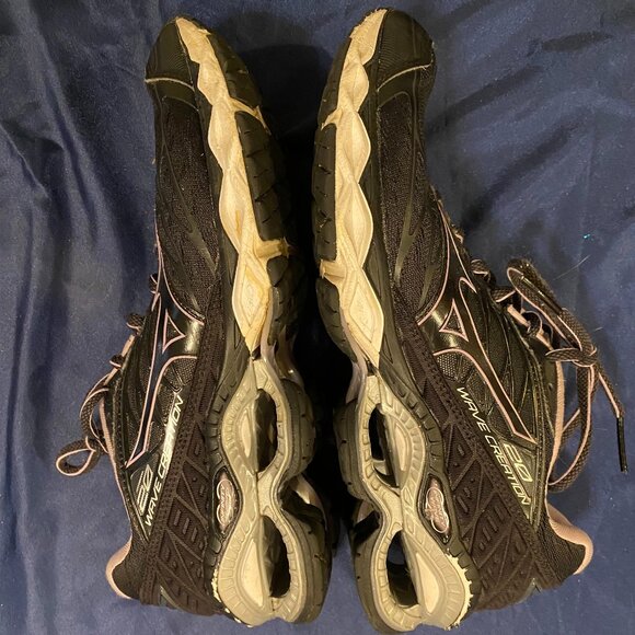 Mizuno Womens Wave Creation 20 411061 9090 Black Running Shoes Sneakers Size 9 - Picture 6 of 7